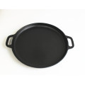 Zwei Ohren Runde Gusseisen 14 Zoll Pizza Pan